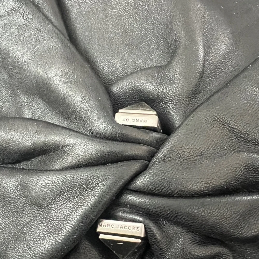 Black Leather Women's Bag - Picture 2 of 10